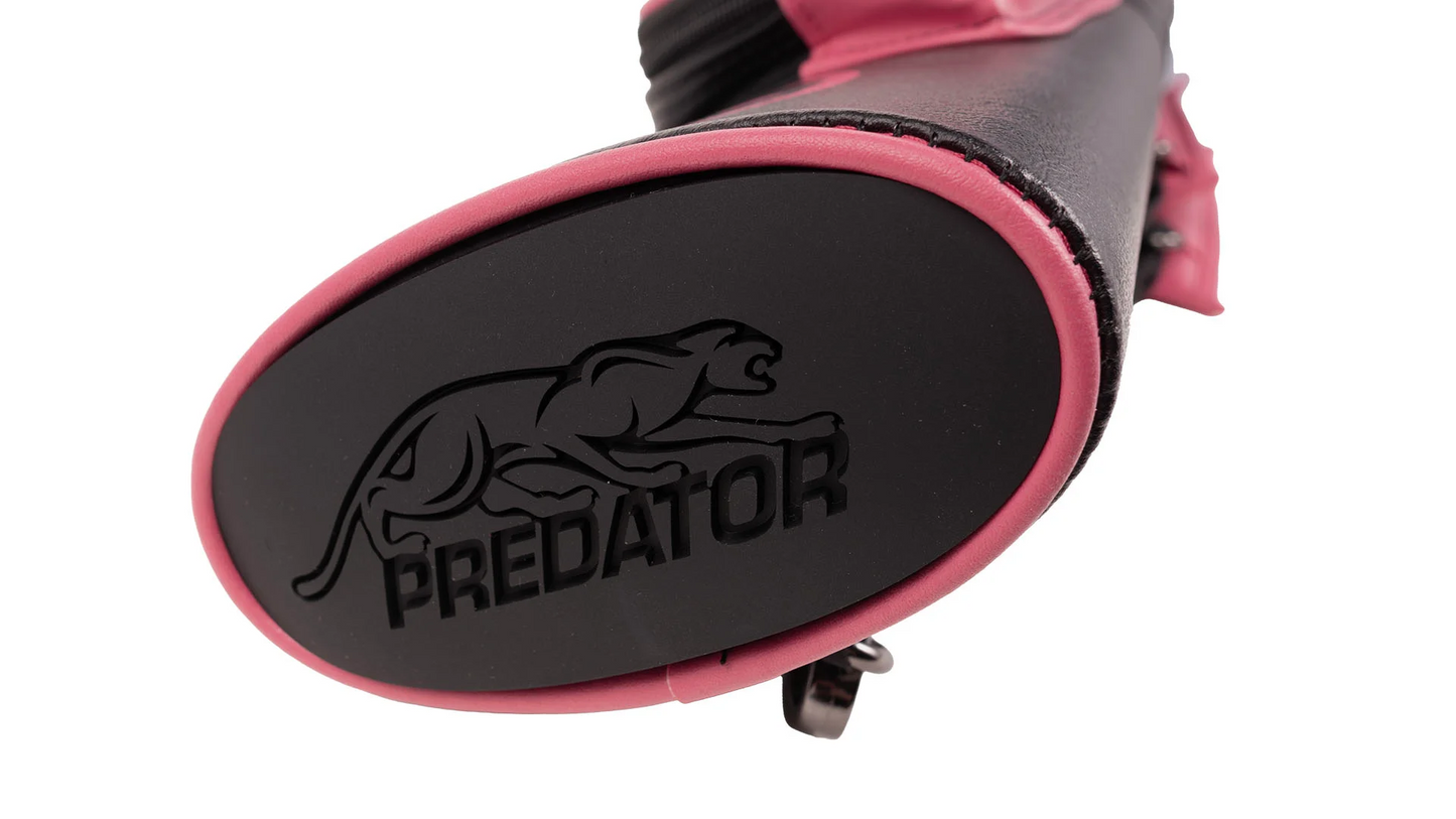 Predator Roadline Black/Pink Pool Cue Hard Case - 2 Butts x 4 Shafts New!!