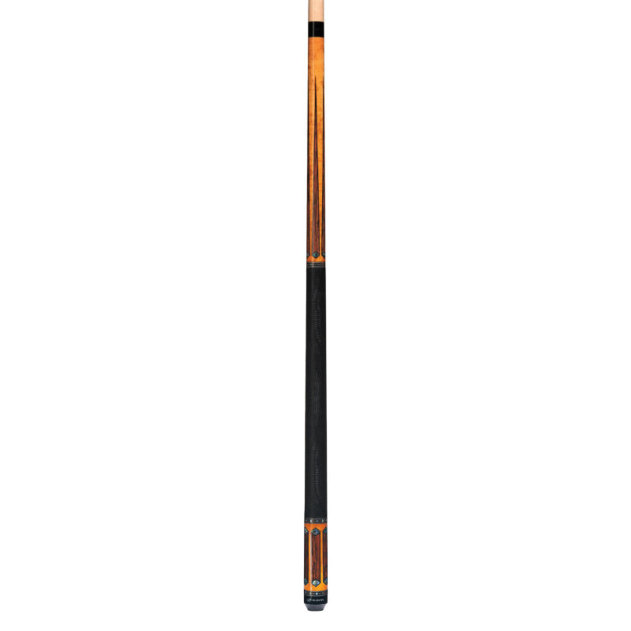 Players G4141 Gold Stain Maple & Cocobolo Cue with Embossed Leather Wrap