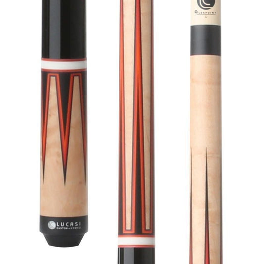 Lucasi LZC54 Custom Hybrid Pool Cue 12.75mm Low Deflection Shaft Antique