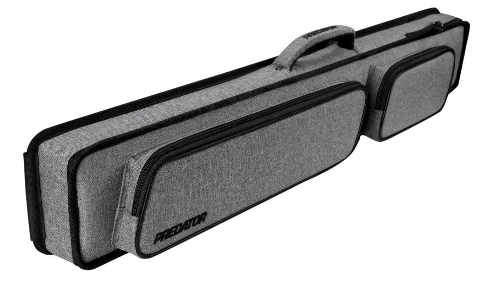 Predator Metro 3x5 Pool Cue Case Grey Nylon Hard Case Padded Strap Case