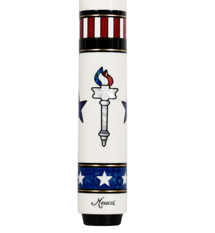Meucci Liberty Torch Pool Cue 12.5mm Kielwood Shaft! Free Hard Case