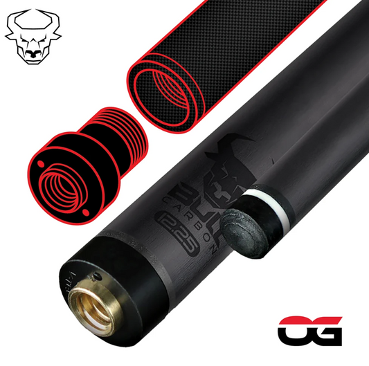 Bull Carbon OG Shaft 12.25mm Extreme Low Deflection Carbon Fiber Kamui