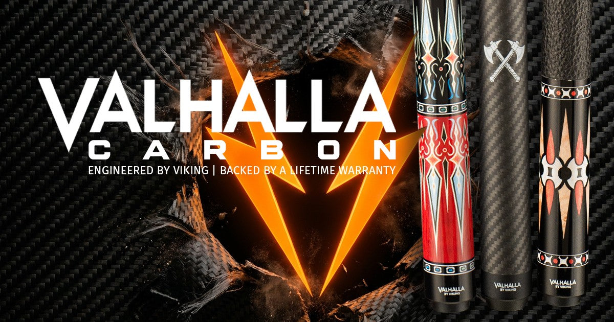 Valhalla VC02 Pool Cue 12.5mm Carbon Fiber Low Deflection Shaft, Wrapless