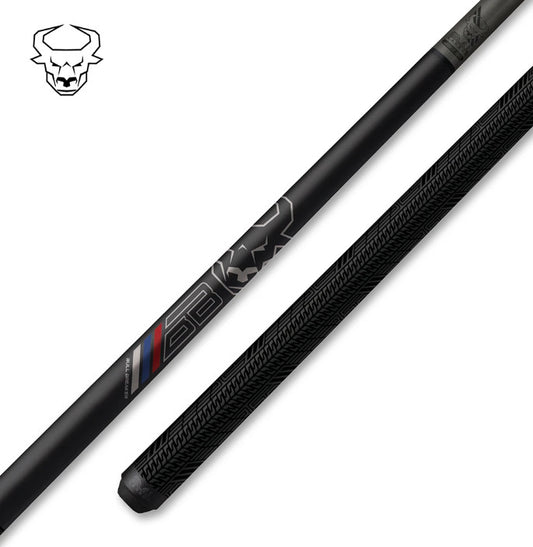 Bull Carbon BCBBGMN Black Carbon Fiber Break Cue - Sport Wrap! 12.85mm Shaft