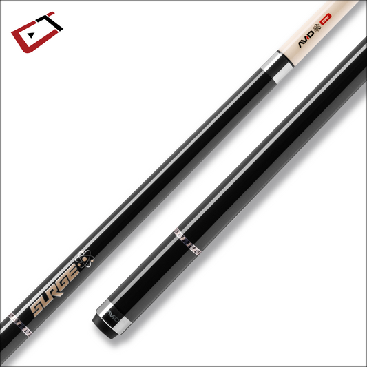 Cuetec AVID Surge Break Cue Black Gold Pool Billiard Cue Stick 19oz