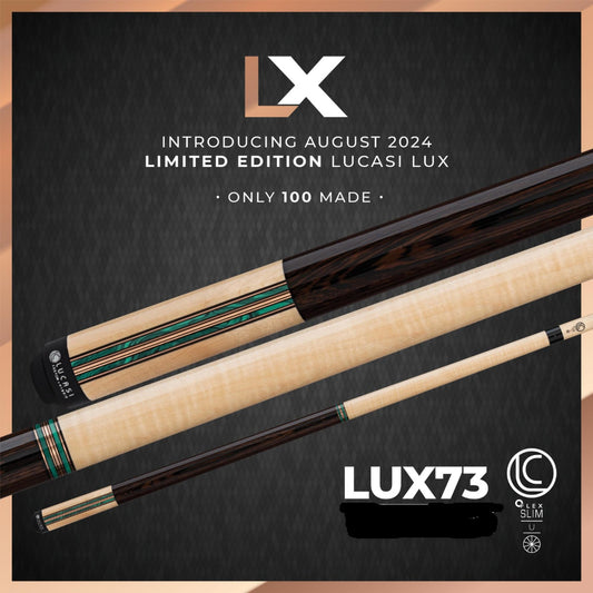 Lucasi LUX 73 Pool Cue 19oz 11.75mm Hybrid Slim Shaft 79/100