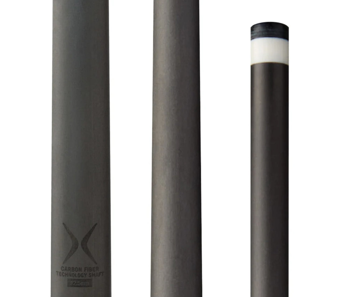 Pure X Carbon Fiber Pool Cue Shaft 29 Inch Low Deflection Kamui Tip Free