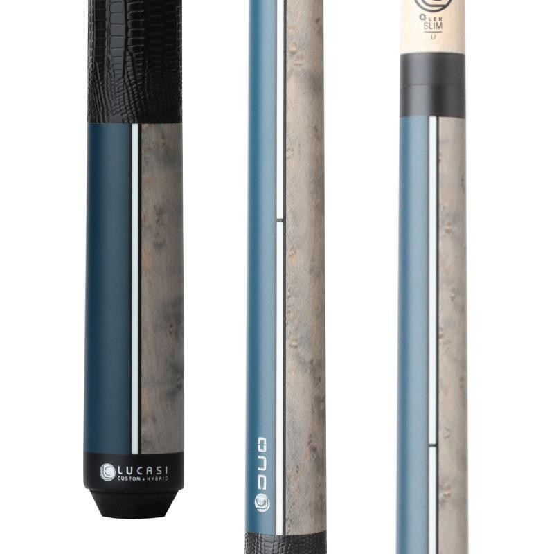 LZDU15 LUCASI DUO HALF PAINT/HALF EXOTIC WOOD SERIES POOL CUE! New!!!