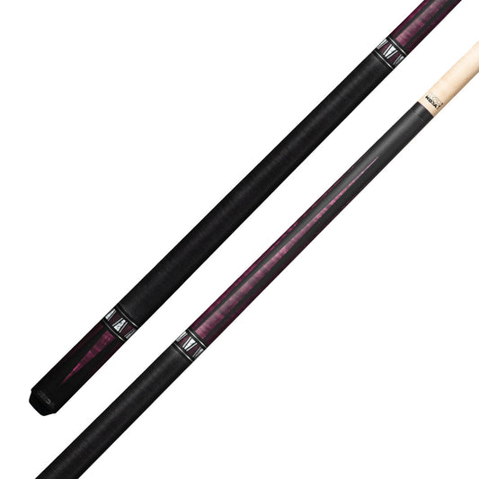 K2 Pool KL170 Cue Matte Black, Purple Curly Point Design W/ K2 LD 11.75MM Shaft!