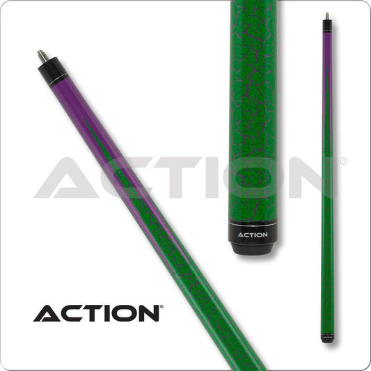 Action ACTBKH03 Purple/Green Break Cue - 25oz! New! Free Shipping!