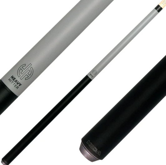 Koda KDHHGY Heavy Hitter 25oz Jump Break Cue – Matte Gray – 13.5mm Phenolic Tip