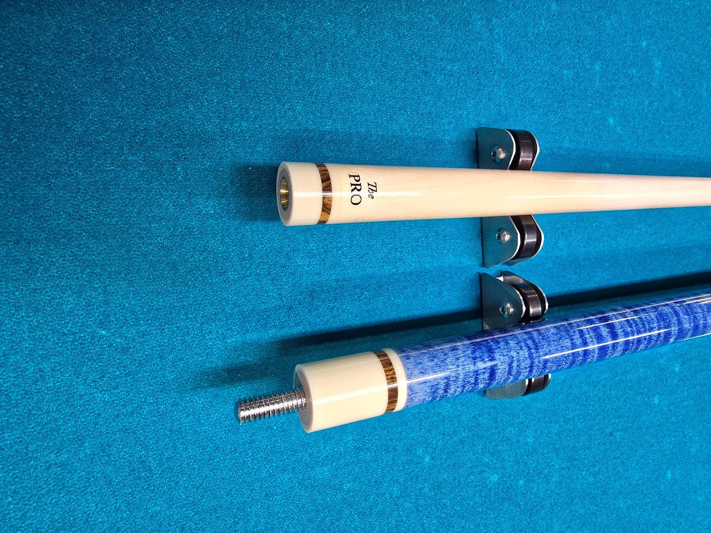 Meucci ANW-1 Blue Stained Pool Cue w/ Pro Shaft & Free Hard Case!