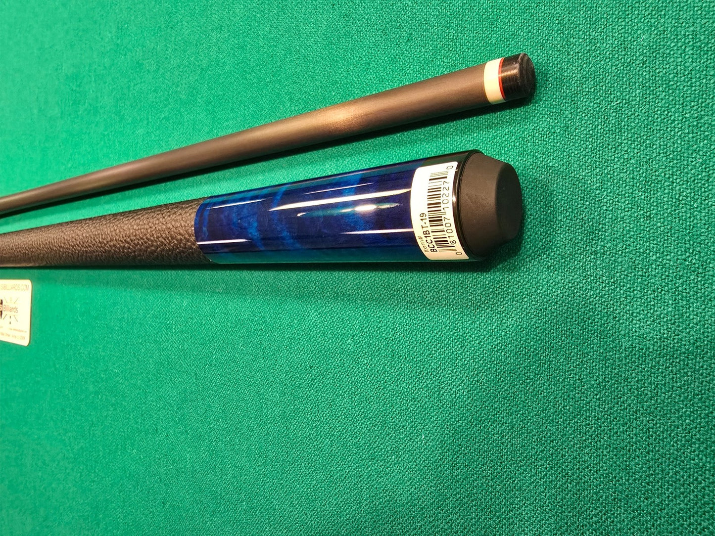 Bull Carbon BCC1BT Pool Cue Curly Maple w/ 29" RK 12.25mm Uniloc Shaft