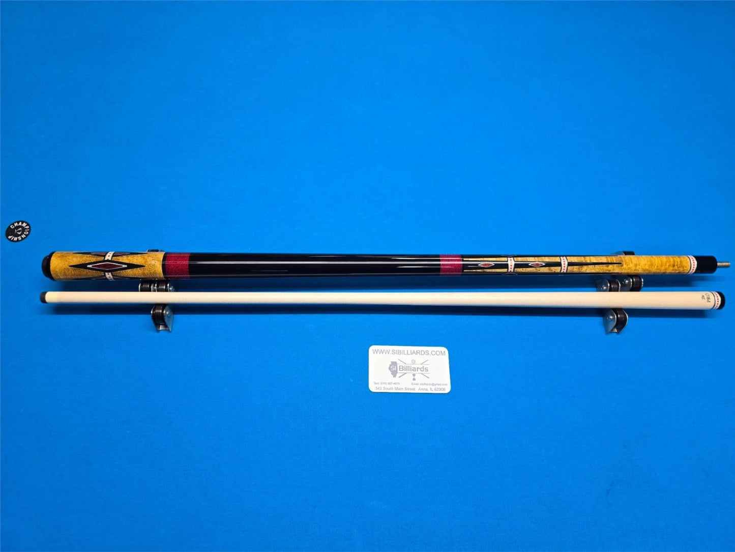 Meucci 21st Century 5 Pool Cue – Pro Shaft – Black Wrap – Made USA - Free Case!