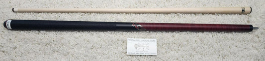 K2 Pool Cue KLCRD Red w/ Leather Wrap Play Cue w/ Low Deflection 12.5MM Shaft