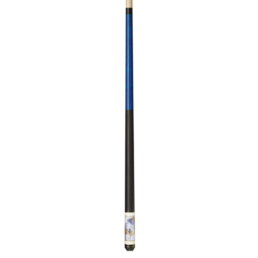 Players C-947 Royal Blue Pool Cue, Black Linen Wrap, 5/16 x 18 Joint