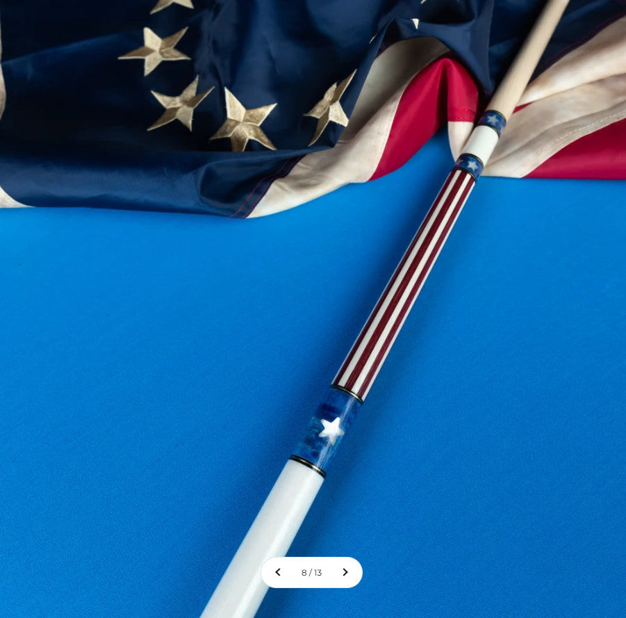 Meucci Liberty Torch Pool Cue 12.5mm Kielwood Shaft! Free Hard Case