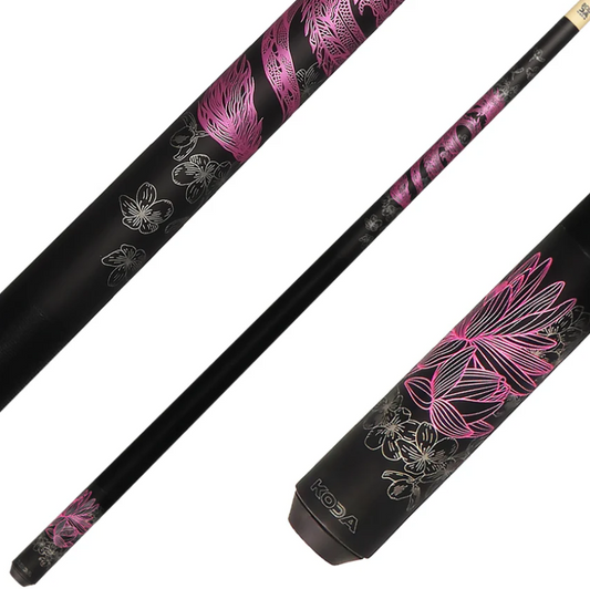 KODA Pink Dragon Graphic Pool Cue - KDV15PK - FREE SHIPPING! 19 oz 12.75mm