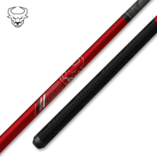 Bull Carbon Bull Breaker Carbon Fiber INASNE Red Break Cue - Sport Wrap! Uniloc