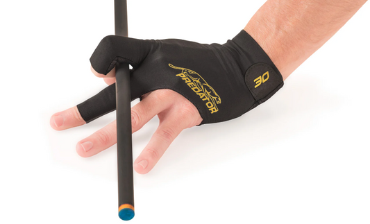 Predator Second Skin Black & Gold Billiard Glove 30th Anniversary - Left Hand