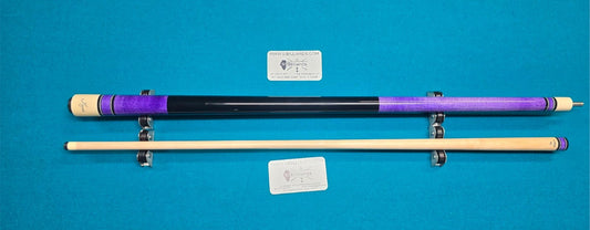 Meucci Luminous Purple Pool Cue 19oz w/ 12.5mm Pro Shaft! Free Hard Case!