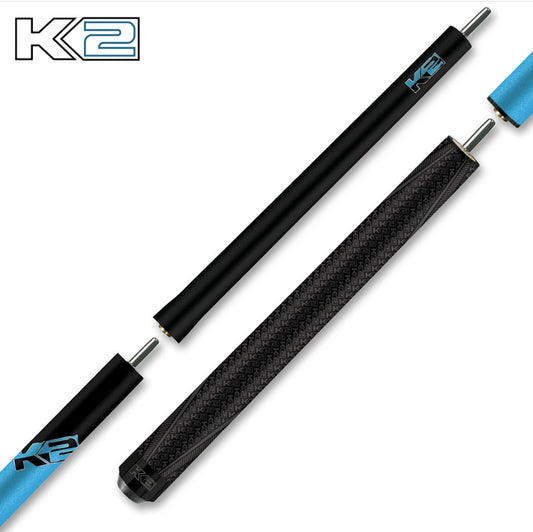 K2 6 IN 1 BREAK/JUMP CUE - Blue - 13.5mm! Fast Shipping! New!!