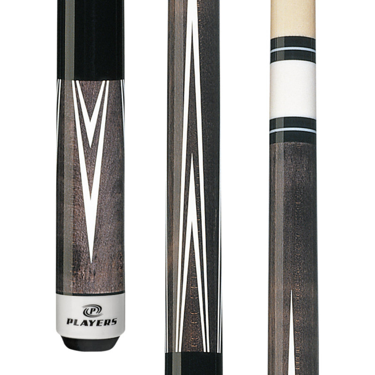 Players C-803 4 Point Grey Wrapless Cue! Free Shipping!!