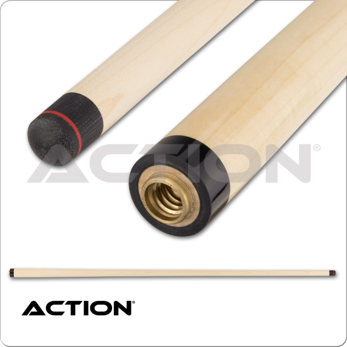 Action ABK05 Black with Red Stripe Break Cue - 25oz! New! Free Shipping!