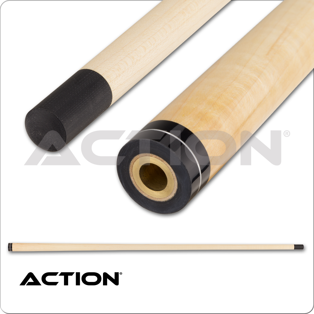 Action ACTBJ06 Black/Linen Wrap Break Jump Cue! New! Free Shipping!