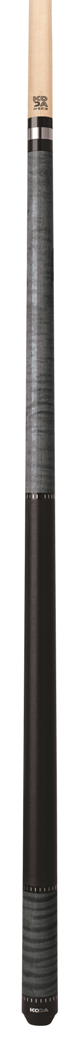 KODA Grey-Stained Maple with Linen Wrap Pool Cue - KD36 19oz, 13mm