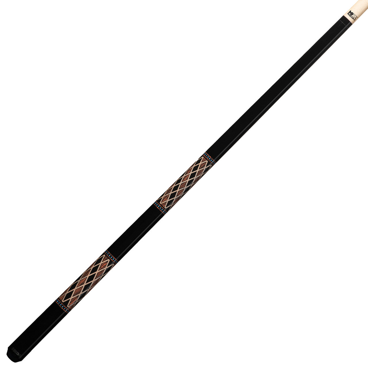 K2 Pool Cue KL116 Gloss Black, Cocobolo/Black Diamond W/ K2 LD 12.5MM Shaft!