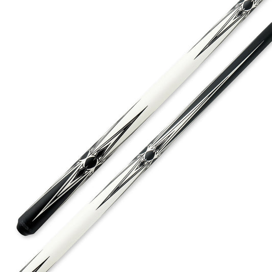 K2 Pool Cue KL160 Matte Black and White Floating Design W/ K2 LD 11.75MM Shaft!