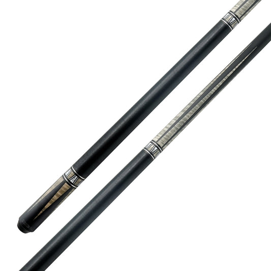 K2 Pool KL171 Cue Matte Black, Purple Curly Point Design W/ K2 LD 11.75MM Shaft!