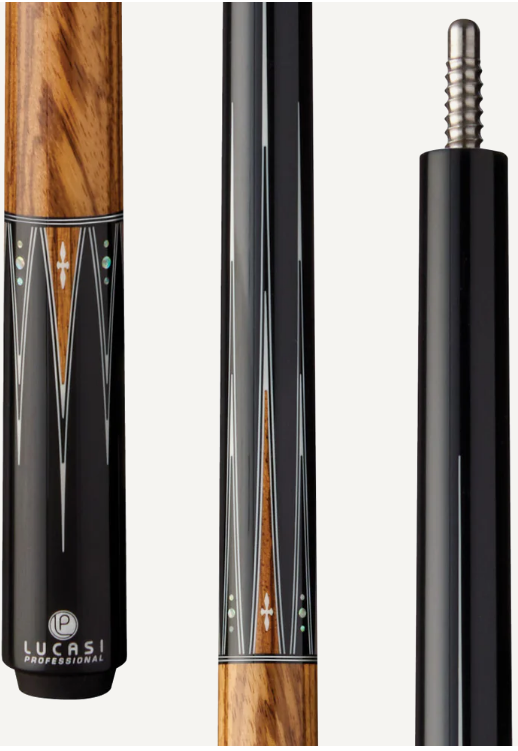 LUCASI PROFESSIONAL SERIES-MIDNIGHT ZEBRAWOOD/EBONY-RADIAL! Free Shipping!