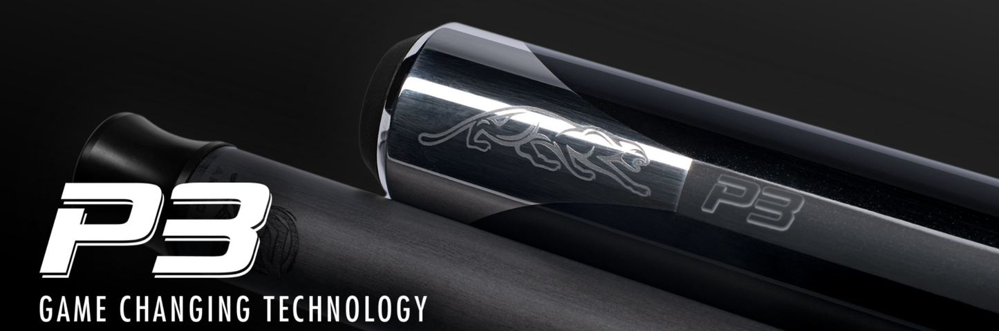 Predator Black P3 With Wrap Pool Cue Pick Your Shaft! Free Shipping!!