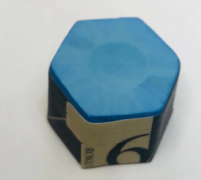Kamui ROKU Pool cue Billiard CHALK - Blue - 1 pc Soft