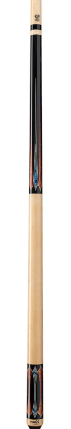 Pure X HXTE16 Midnight Black Apitong & Blue/White Recon Wrapless Cue