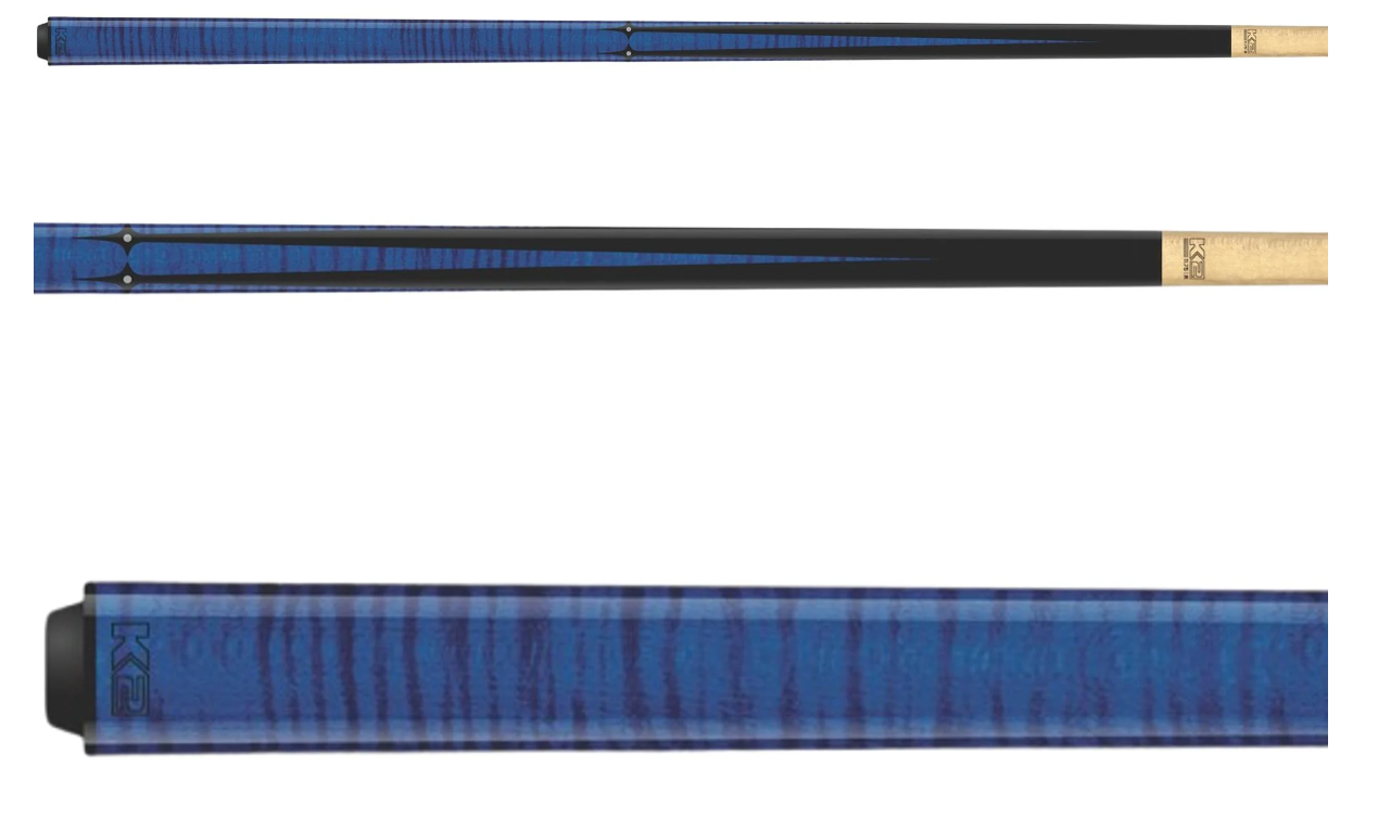 K2 Blue Sneaky Pete Radial Pool Cue with 11.75mm Shaft - KLSPBL