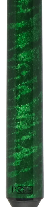 K2 Green Sneaky Pete Radial Pool Cue with 11.75mm Shaft - KLSPGN