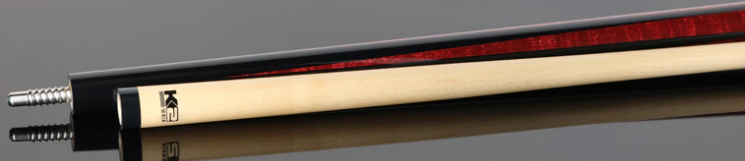 K2 Red Sneaky Pete Radial Pool Cue with 11.75mm Shaft - KLSPRD