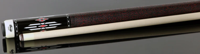 Ariel Carmeli by Viking Diamond Series Red Diamond Pool Cue with Vikore Shaft