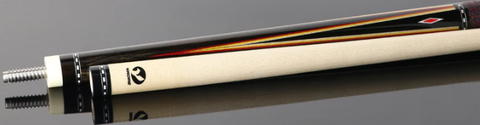 Ariel Carmeli by Viking Diamond Series Red Diamond Pool Cue with Vikore Shaft