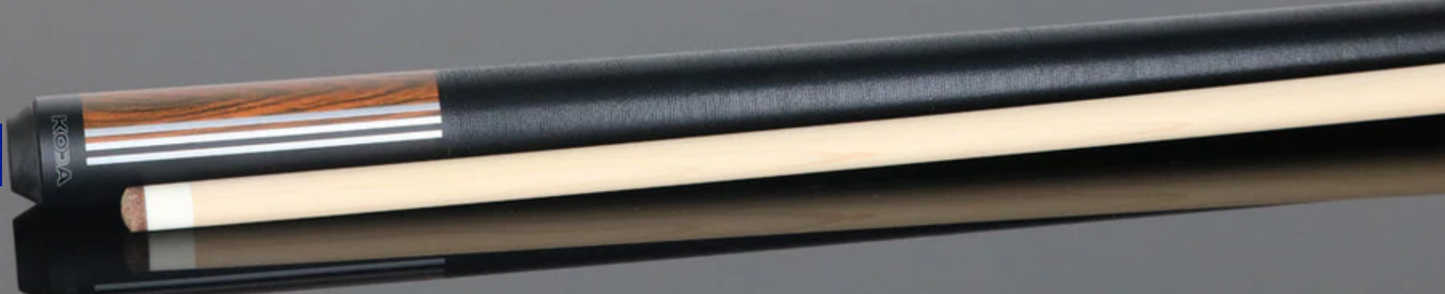 KODA Split Design Black and Cocobolo Graphic Pool Cue - KD29CO - Free Shipping!