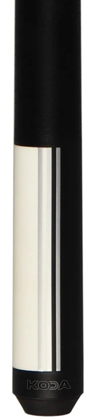 KODA Split Design Black and White Graphic Pool Cue - KD29WH - Free Shipping!