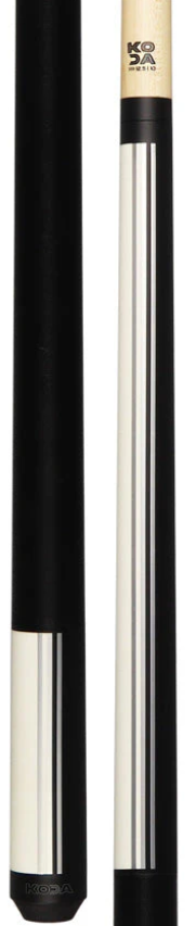 KODA Split Design Black and White Graphic Pool Cue - KD29WH - Free Shipping!