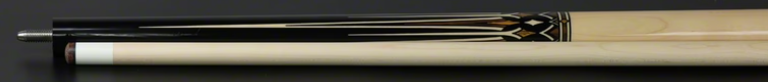 KODA Black with Cocobolo and Maple Graphic Pool Cue - KD53 19 oz 13 mm