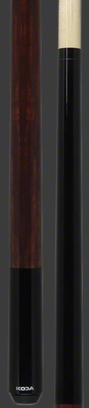 KODA Black with Cocobolo Graphic Pool Cue - KD22 19oz, 13mm