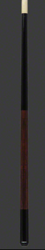 KODA Black with Cocobolo Graphic Pool Cue - KD22 19oz, 13mm