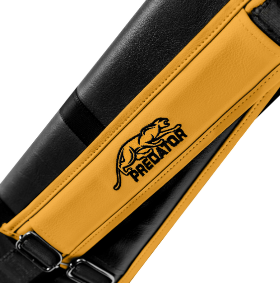 Predator Roadline Black/Yellow Hard Pool Cue Case - 3 Butts x 5 Shafts mo