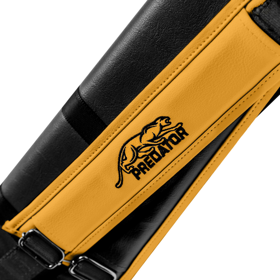 Predator Roadline Black/Yellow Hard Pool Cue Case - 3 Butts x 5 Shafts mo
